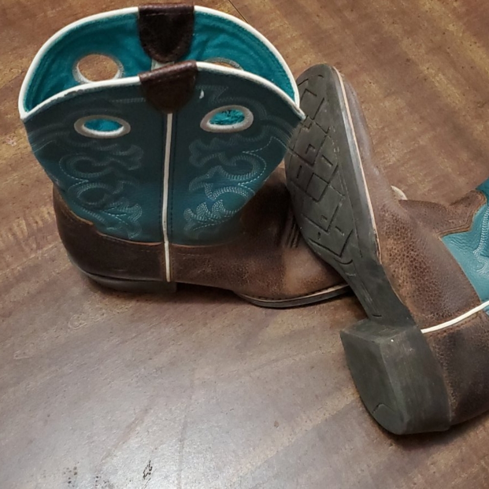 Ariat Girls Cowboy Boots Size 3.5